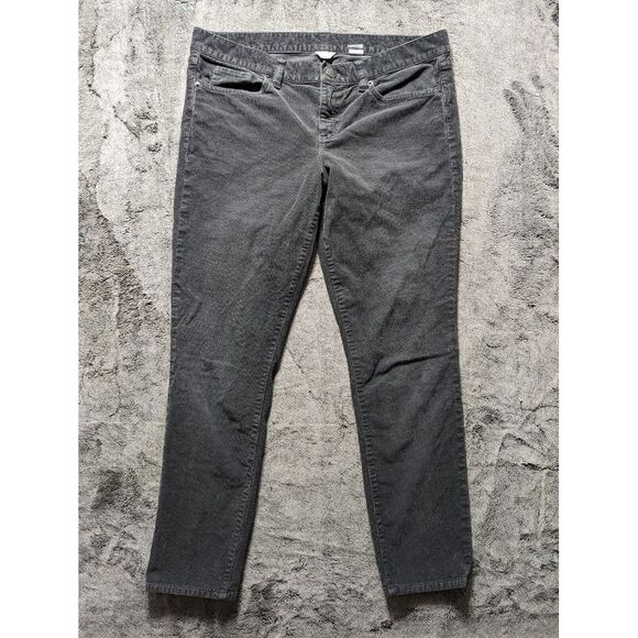 J. Crew Tapered Leg Corduroy Pants Women's Size 31 Gray - Picture 2 of 11